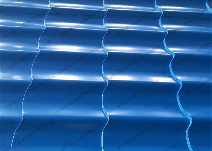 12000kg Plc 80mm Double Layer Roll Forming Machine For Metal Roofing