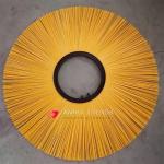 165x550mm Wafer Brushes For Bobcat Road Sweeper Brush Replace