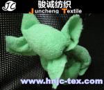 Super soft solid dyed polyester velboa towel microfibre towel fabric Woven
