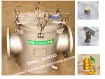 STAINLESS STEEL SEAWATER FILTER FOR BULK SEAWATER PUMP INLET MODEL：FH-AS150 CB /