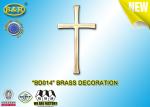 Ref .BD014 Brass Cross Tombstone Decoration Material Copper Alloy Brass