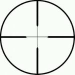 4-12x40mm Long Range Rifle Scopes 8 Point Black For Shooting