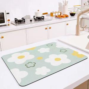 Wholesale Deep Dish Super Absorbent Mat for Quick Drying and Easy Cleaning on Kitchen Counters from china suppliers