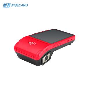 Wholesale Red Android Smart POS Terminal , POS With Fingerprint Reader from china suppliers