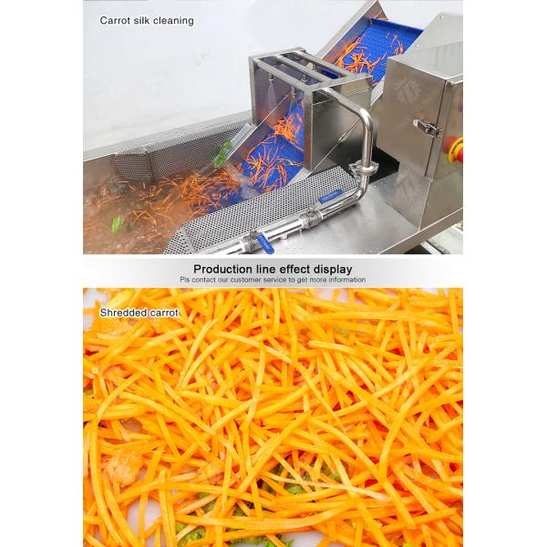 Double head cutting-hoisting-vortex washing production line Fruit Vegetable FOOD processing production Machine