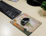 Eco-friendly Rubber Material Promotion Mouse Pad With Customized Design