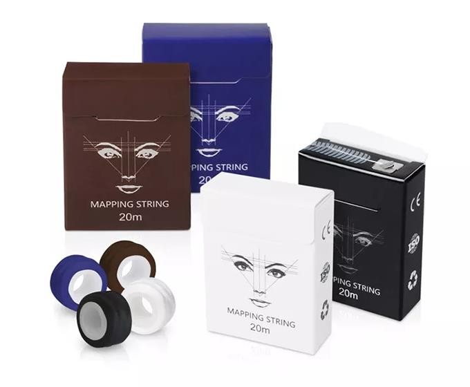 10 Meters Length Eyebrow Measuring Tool Microblading Tattoo Pre Inked Mapping String