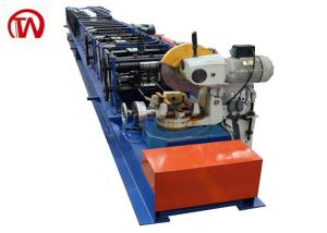 Wholesale PPGI / AL Downpipe Roll Forming Machine Fly Saw Cutting Gutter Rolling Machine from china suppliers