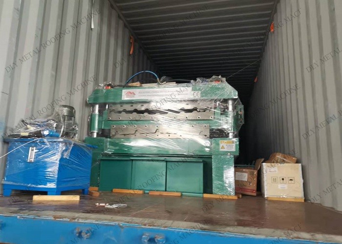 9000kg Double Layer Roofing Sheet 480V Corrugated Roof Tile Making Machine