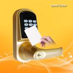 Dual Anti Theft RFID Card Door Lock 4.8V-6.5V 12-18 Months Power Lifetime