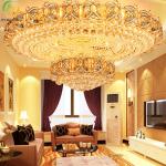 Luxury Chandelier Ceiling Lamp Elegant Durable Crystal Pendant Light for Hotels