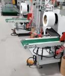 Automatic strapping tape rewinding machine, PP packing tape winding machine,