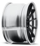 gloss candyblack-brushed gloss clear stepped and flat lip 18 inch 19 inch 5x112