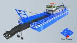 SGB Pump Cutter Suction Dredger With Weichai Engine