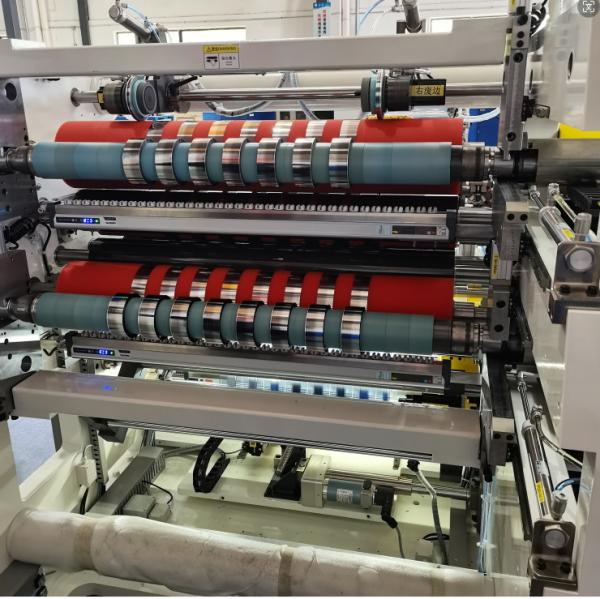 RAL9003 Slitting Rewinder Machine Production Speed Of Straight Knife 350M Per
