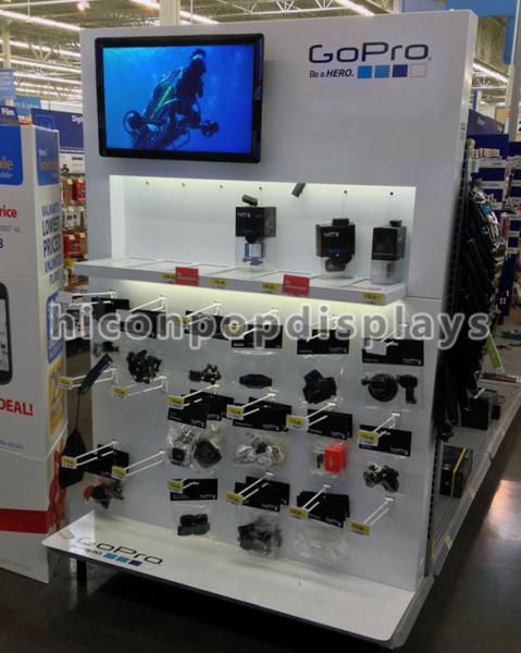 Metal POP Retail Merchandising Displays Free Standing Custom Retail Displays