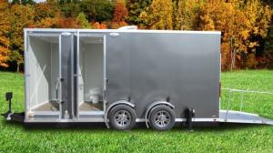 Wholesale Accessible Portable Restroom Trailer Rental Roadable Customized from china suppliers