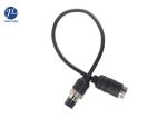 5 Pin Aviation Video Cable With GX16 Connector , Auto Surveillance CCTV Camera