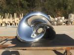 Metal Large Outdoor Sculpture Flower 2.8 Meter Length For Hotel Decoration