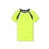 Soft Mesh Fabric Men's T - Shirts Fast Drying Short Sleeve Color Insertion for sale
