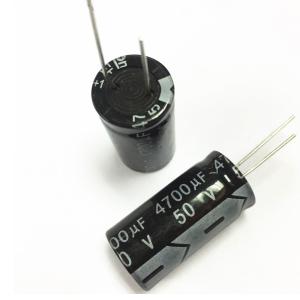 Wholesale 4700uF 50V Radial Electrolytic Capacitor 2000hrs Load Life 7.5mm Pitch from china suppliers