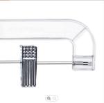 Anti Slip Thick Plastic Hangers White Plastic Hangers With Clips