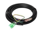 2 4 8 12 24 Core SM Outdoor Waterproof Fiber Optic Pigtail