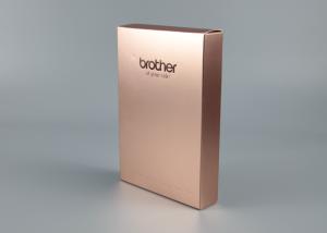Wholesale Reusable Plain Printed Packaging Boxes Kraft Paper Material With Gold Debossing from china suppliers