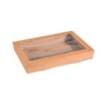 Customized Take Away Fast Food Package 25*36*8cm for Chemical Pulp and Custom