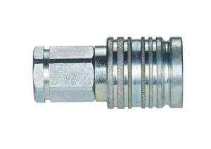 Wholesale Female Metric Thread Push Pull Coupling Hydraulic Zinc CR3 Plated Durable from china suppliers