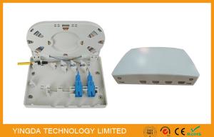 Wholesale ABS Flame Retardant Mini FTTx Fiber Optic Termination Box / 4 Port Fiber Optical Patch Panel from china suppliers