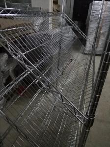 Wholesale Custom Size Commercial Stationary Slanted Shelf Unit / Slanted Storage Shelves from china suppliers