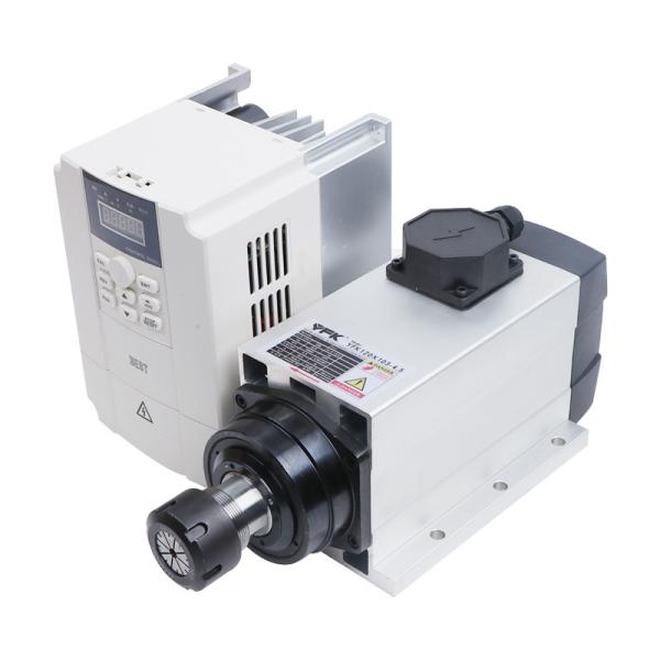 220V/380V 4.5KW 4bearings 300HZ 18000rpm Air Cooled Square Spindle Motor With