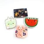 Acrylic Mobile Pop Socket Holder Offset Printing For Girl Gift