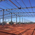 110mm Downpipe Prefabricated Steel Structure Warehouse