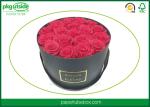 Round Cardboard Bouquet Flower Boxes Cylinder Paper Tube For Rose Gift