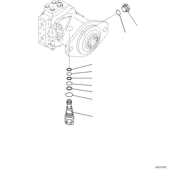 708-7F-00040 708-7F-11130 708-7L-04170 For Komatsu D85PX-15R D85PX-15EO D85PX-15