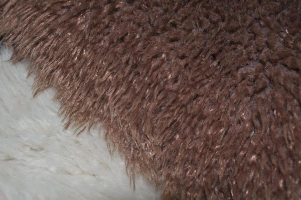 brown Mongolian Fur Fabric MAC Fake 150cm Adding Unique Texture and Style to