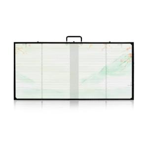 China P12.5 - P25 LED Transparent Screen 6000nit Large Format Display Screen on sale