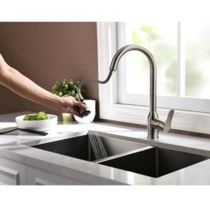 Wholesale Wanhai Cartridge 60cm Hose Brass Pull Down Kitchen Faucet from china suppliers