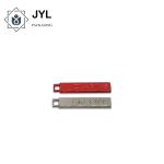Anti Oxidation Etched Metal Sticker Labels Aluminum Nameplates ISO9001 Durable