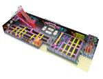 Climbing Wall Exercise Trampoline For Kids Multifunction PVC Material