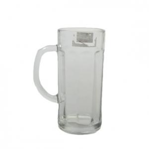 Wholesale 385ML Large Glass Beer Mug Clear Heavy Beer Glasses Cylindrical from china suppliers