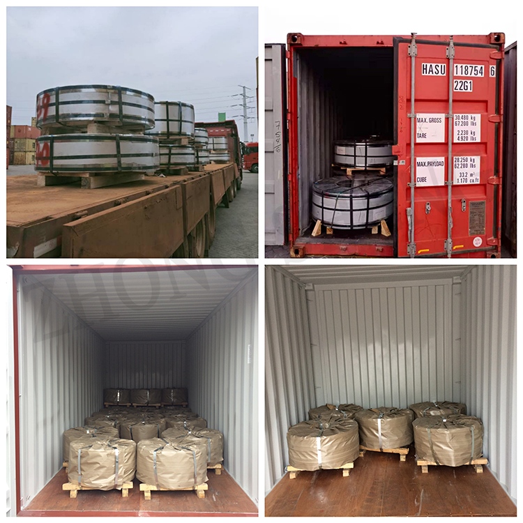 ISO9001 Certified Dx51d z275 Galvanized Steel Strip for Punching Services Big Spangle Less than 600mm Width