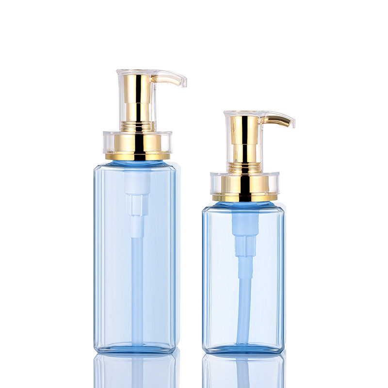 Hot Stamping Cosmetic Lotion Bottle With Pump 61mm Width ODM Available