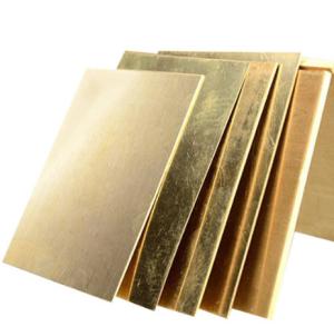 Wholesale 20mm 4X8 Copper Sheet Plate C26800 C27000 C31400 C33000 C36010 0.5mm 1mm 2mm 4.5mm 5mm from china suppliers