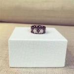 China Jewelry Factory VVS Diamond Ring 18K White Gold Engagement Ring
