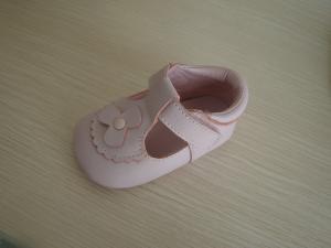 China pink spring&autumn mary jane leather baby shoe NO.1057 on sale