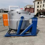 850 Deg Hydraulic Tilting Aluminum Crucible Melting Furnace Industrial Electric