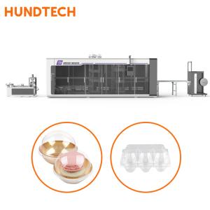 Wholesale Plastic Vacuum PVC PP Thermoforming Machine Vacuum Thermoformer 3kw Servo Motor from china suppliers